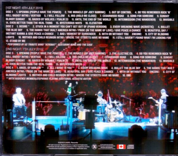 U2/Canada 2015 2Days Complete - Image 2