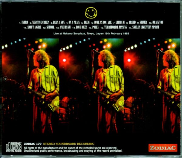 Nirvana/Tokyo,Japan 1992 - Image 2