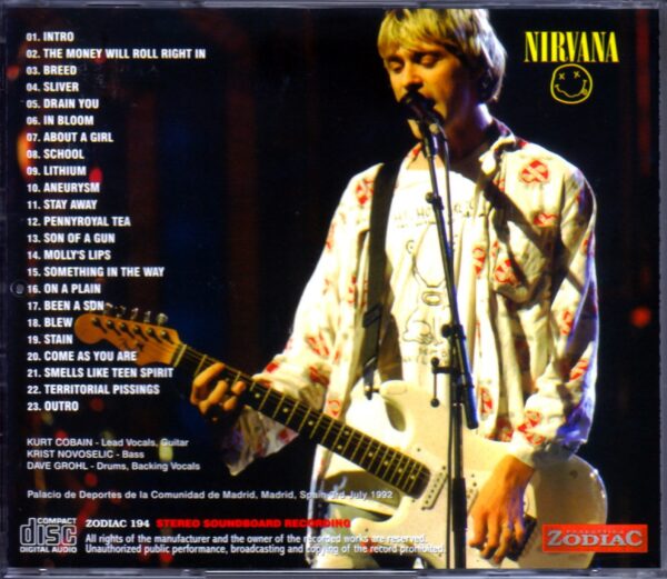 Nirvana/Spain 1992 - Image 2