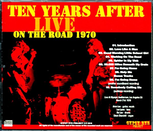 Ten Years After/Ca, USA 1970 - Image 2