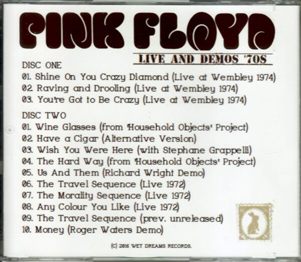 Pink Floyd/Live and Demos 1972-1974 - Image 2