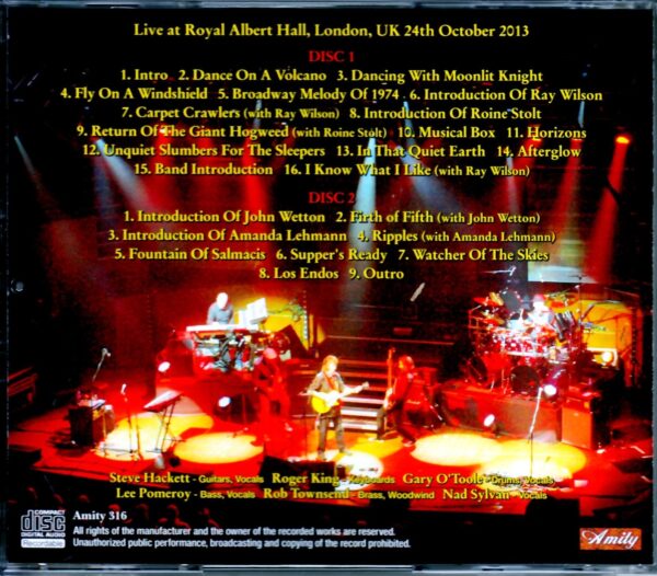 Steve Hackett/London,UK 2013 Original DAT - Image 2
