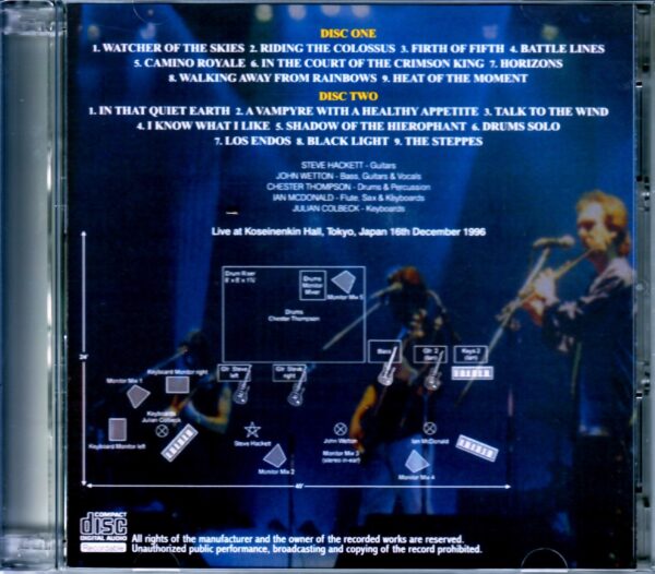 Steve Hackett/Tokyo,Japan 1996 - Image 2