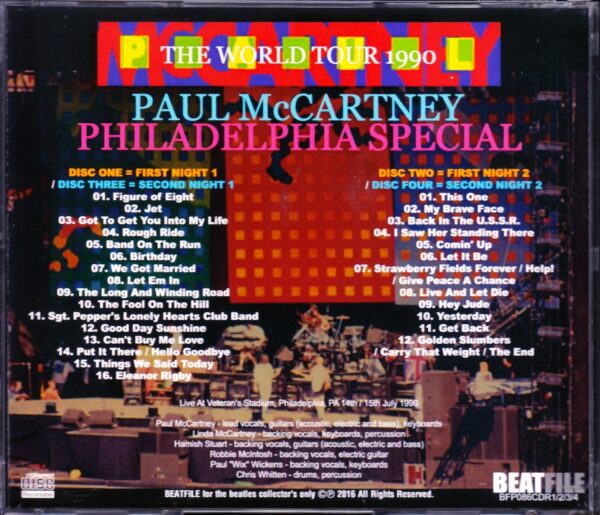 Paul McCartney/Pa, USA 1990 - Image 2