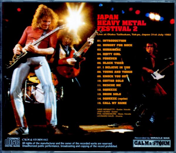 Y & T/Tokyo,Japan 1982 - Image 2