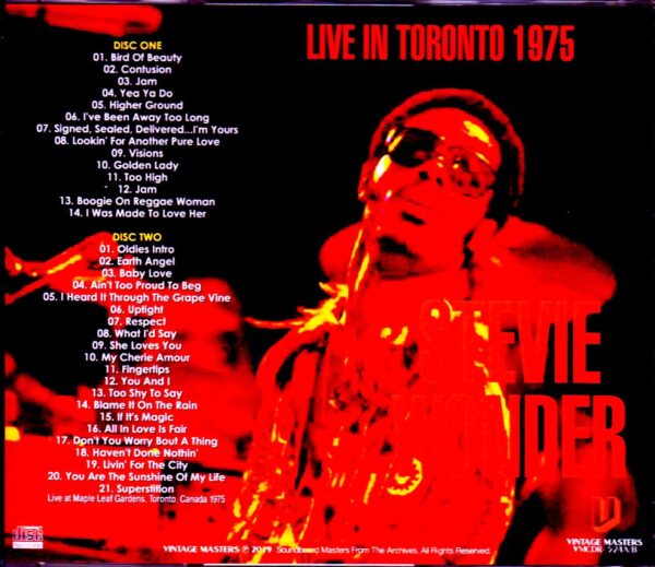 Stevie Wonder/Canada 1975 - Image 2