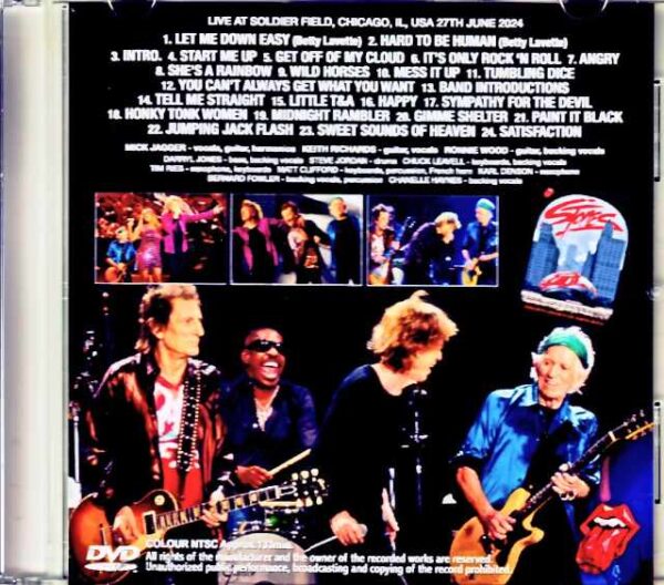 Rolling Stones/IL,USA 6.27.2024 Complete Jewel Version - Image 2
