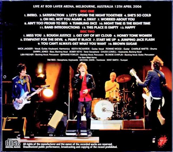 Rolling Stones/Melbourne,Australia 4.16.2006 Complete - Image 2