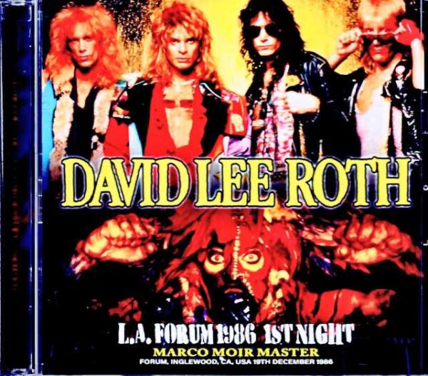David Lee Roth David Lee Roth/CA,USA 12.19.1986 Marco Moir Master Edition