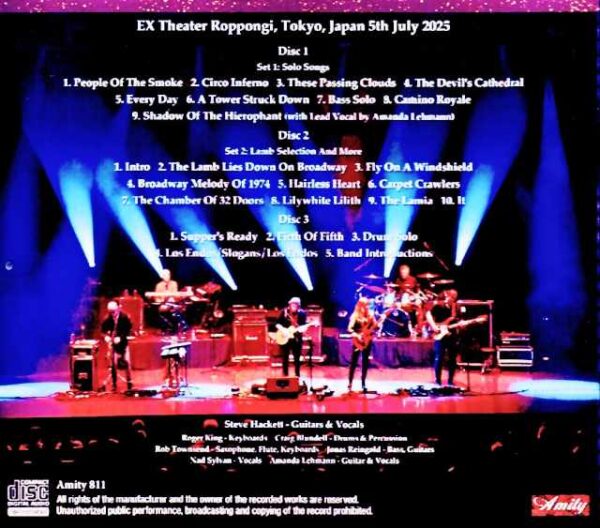 Steve Hackett Steve Hackett/Tokyo,Japan 07.05.2025 Complete - Image 2