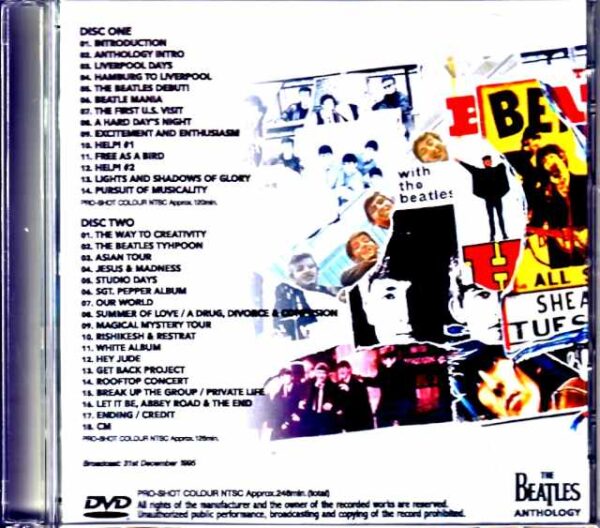 Beatles/Anthology Japanese TV Broadcast Edition Jewel Version - Image 2