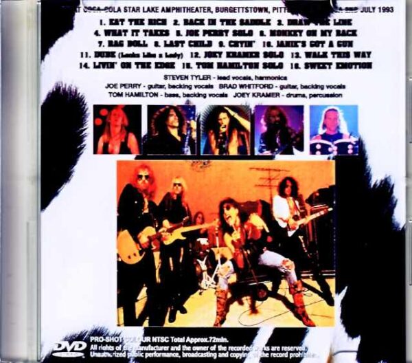 Aerosmith/PA,USA 1993 Multi-Cam Edition Jewel Version - Image 2