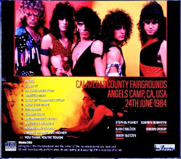 Ratt/CA,USA 06.24.1984 - Image 2