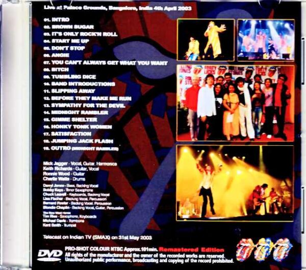 Rolling Stones/India 2003 Broadcast Edition Jewel Version - Image 2