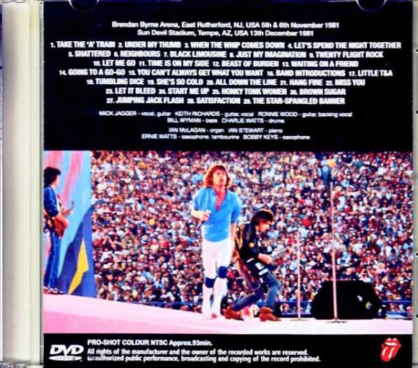 Rolling Stones/Rocks Off NJ,USA 1981 2Days Jewel Version - Image 2