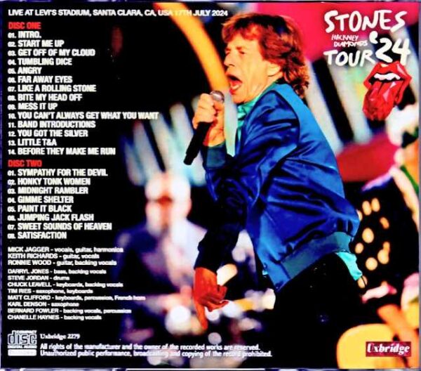 Rolling Stones/CA,USA 7.17.2024 Complete - Image 2