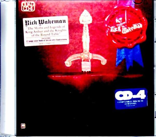 Rick Wakeman Myths and Legends of King Arthur and Knights of the Round Table original US Quadraphonic LP Edition
