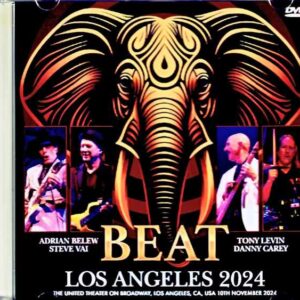 Beat Adrian Belew,Tony Levin,Steve Vai Beat/CA,USA 11.10.2024 Complete Multi-Cam Shot Edition Jewel Version