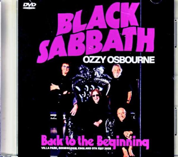 Ozzy Osbourne Black Sabbath/England,UK 2025 Complete Multi-Cam Edition Jewel Version