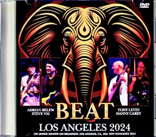 Beat Adrian Belew,Tony Levin,Steve Vai Beat/CA,USA 11.10.2024 Complete Multi-Cam Shot Edition Jewel Version