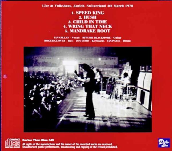 Deep Purple Deep Purple/Switzerland 03.04.1970 Upgrade - Image 2
