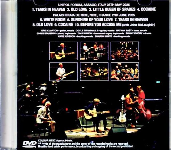 Eric Clapton/Italy & France 2025 Digest Edition Jewel Version - Image 2