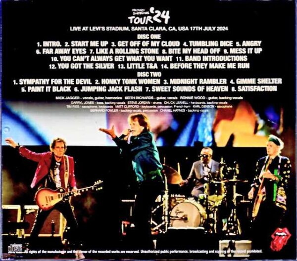Rolling Stones/CA,USA 7.17.2024 Complete Upgrade - Image 2