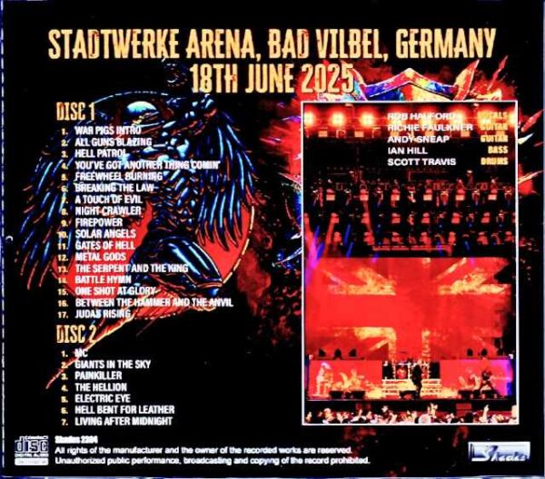 Judas Priest Judas Priest/Germany 06.18.2025 Complete - Image 2