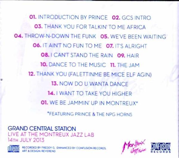Graham Central Station Prince Larry Graham Prince/Switzerland 2013 Complete - Image 2