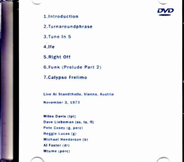 Miles Davis /Austria 1973 Multi-Cam Edition Jewel Version - Image 2