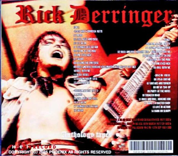 Rick Derringer/CA,USA 1977 Soundboard Edition & more - Image 2