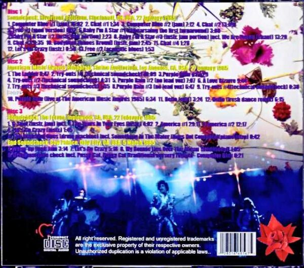 Prince/Purple Rain Tour Rehearsal & Soundcheck Collection 1985 - Image 2