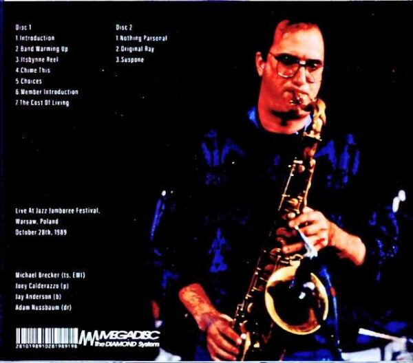 Michael Brecker/Poland 10.28.1989 - Image 2