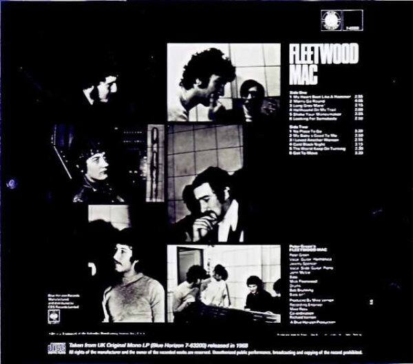Fleetwood Mac / P.G.F.M UK Original Mono LP Edition - Image 2
