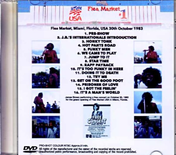 James Brown/FL,USA 1983 Pro-Shot Edition Jewel Version - Image 2