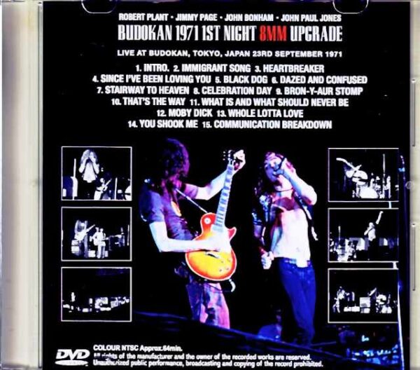 Led Zeppelin / Tokyo, Japan 09.23.1971 8mm Long Film Edition Jewel Version - Image 2