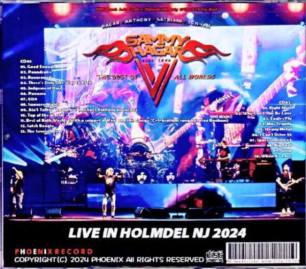 Sammy Hager Joe Satriani Sammy Hagar Joe Satriani/NJ,USA 2024 - Image 2