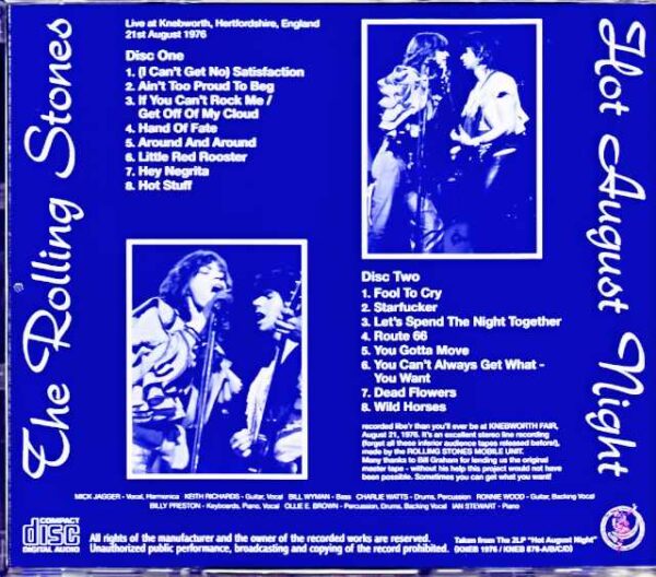 Rolling Stones/England,UK 1976 2LP Edition Best Transfer Upgrade - Image 2
