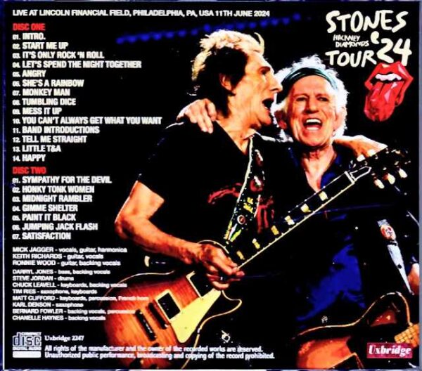 Rolling Stones/PA,USA 2024 Complete - Image 2