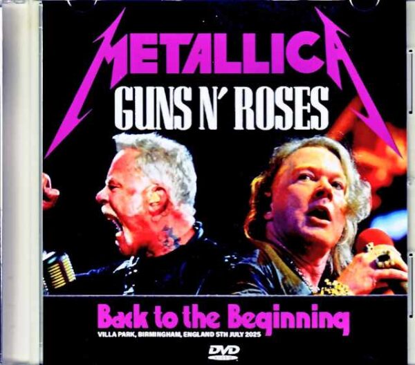 Metallica Guns N' Roses Metallica Guns N' Roses/England,UK 2025 Complete Multi-Cam Edition Jewel Version