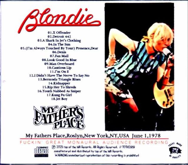 Blondie/NY,USA 06.01.1978 - Image 2