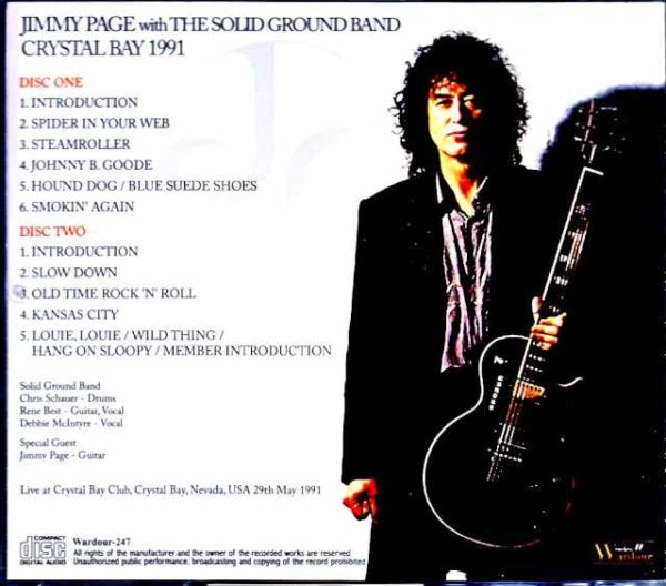 Jimmy Page Jimmy Page/NV,USA 05.29.1991 Soundboard Edition - Image 2