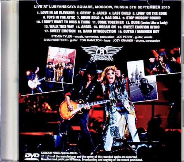 Aerosmith/Russia 2015 Complete Jewel Version - Image 2
