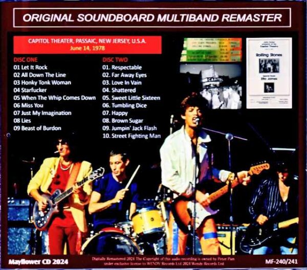 Rolling Stones The Rolling Stones/Out on Vail Multi-Band Remaster NJ,USA 1978 Complete Multi-Band Remastered - Image 2
