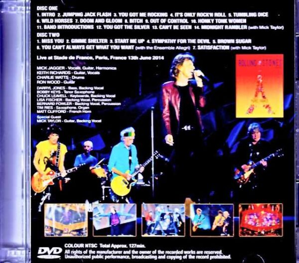 Rolling Stones/France 2014 Complete Jewel Version - Image 2