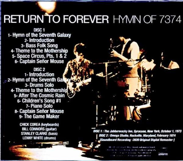 Return to Forever/NY,USA 1973 & more - Image 2