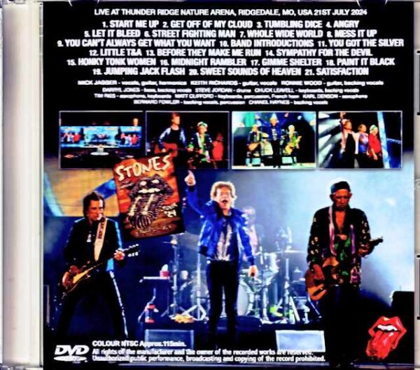 Rolling Stones/MO,USA 2024 Complete Jewel Version - Image 2