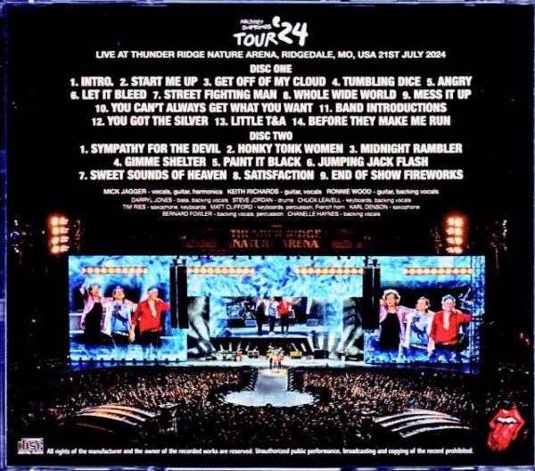 Rolling Stones/MO,USA 2024 Complete - Image 2
