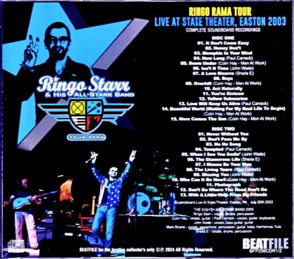 Ringo Starr & His All-Starr Band Ringo Starr/PA,USA 2003 Complete - Image 2