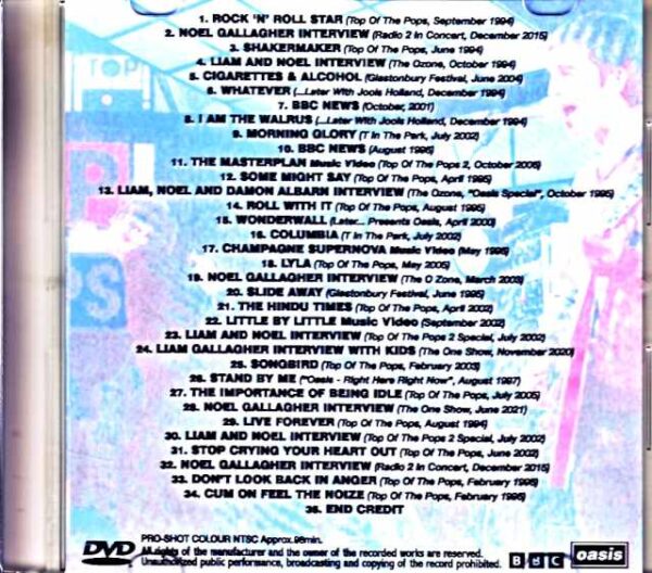 Oasis at the BBC Broadcast 2025 Edition Jewel Version - Image 2
